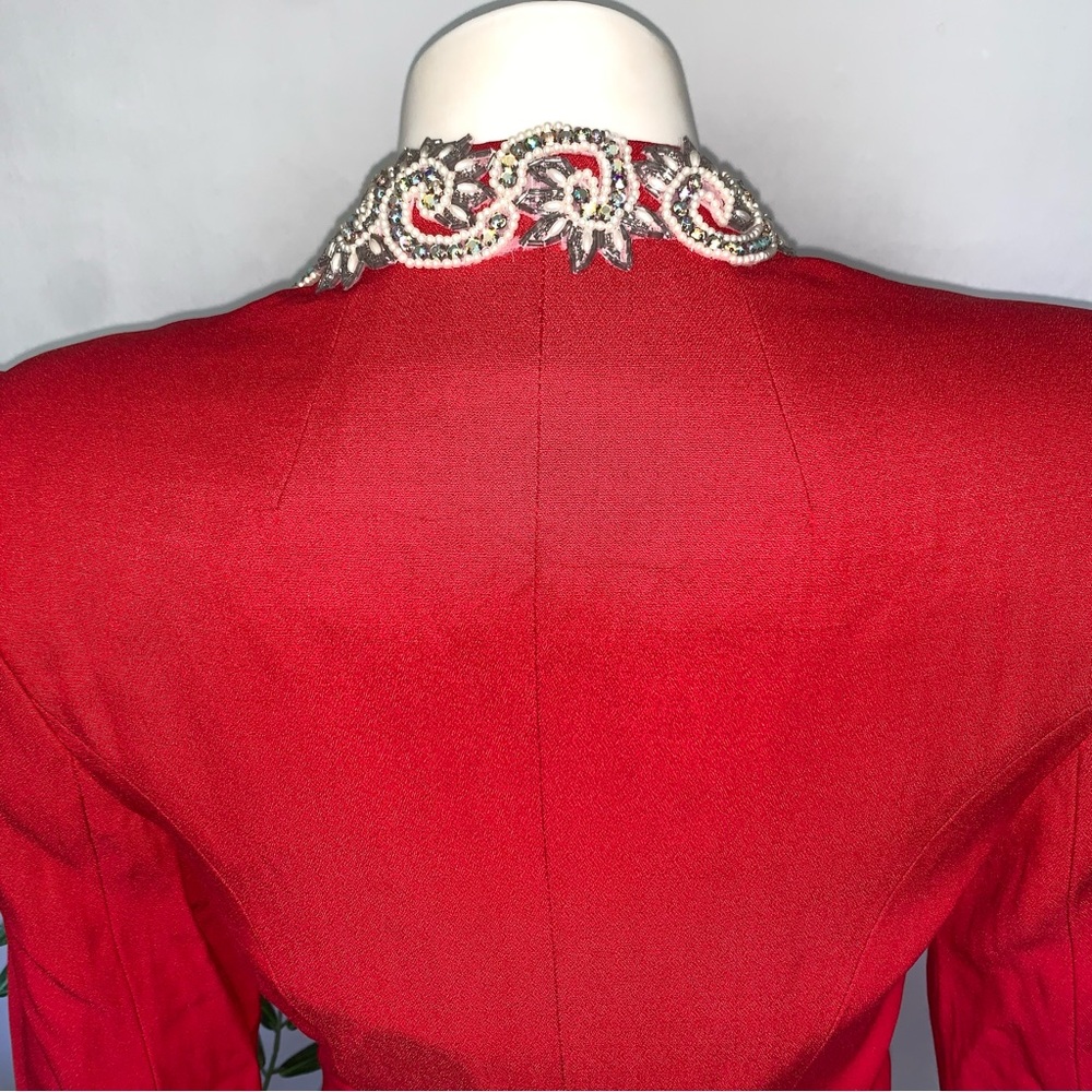 v i n t a g e :: Gorgeous Casadei Embellished Jewel Fitted Blazer - Picture 8 of 15